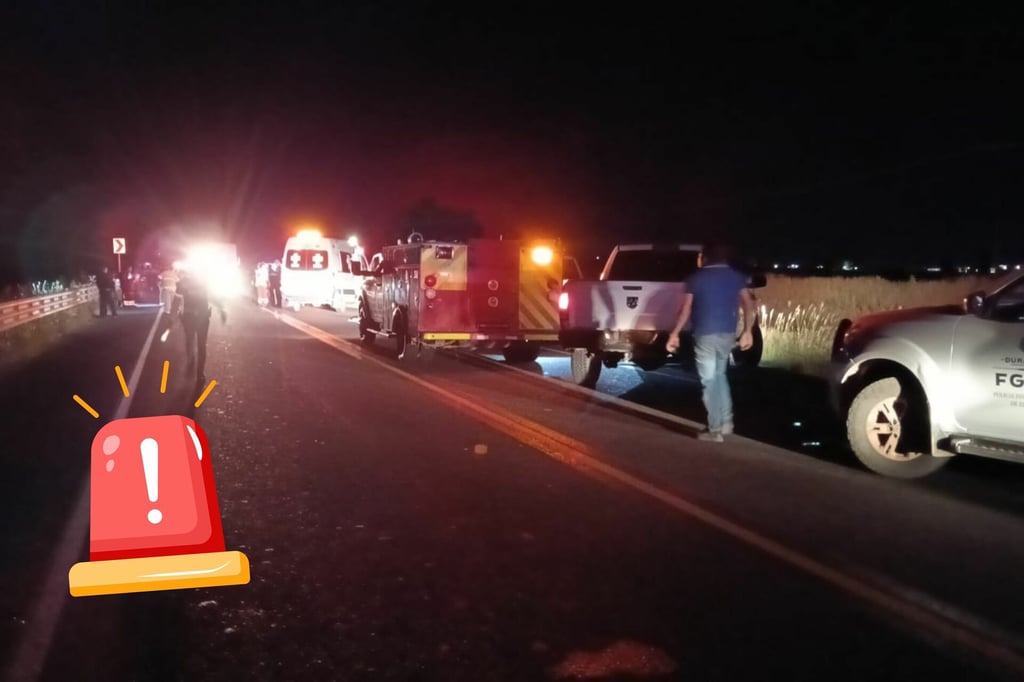 Choque en Periférico Norte de Durango deja dos personas sin vida