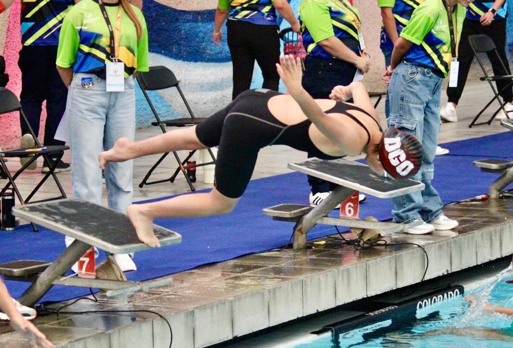 Corazón. Con el corazón por delante la delegación de para natación de Durango se hizo de 25 medallas totales en la Paralimpiada Nacional 2025.