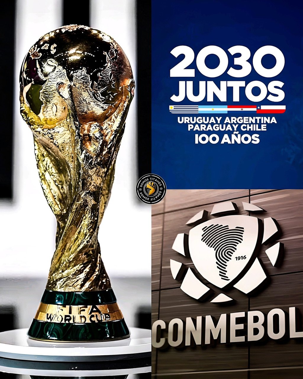 Petición. La Conmebol le pidió a la FIFA, qué, por única vez, el Mundial sea con 64 selecciones en el 2030, para poder albergar más partidos en Sudamérica.