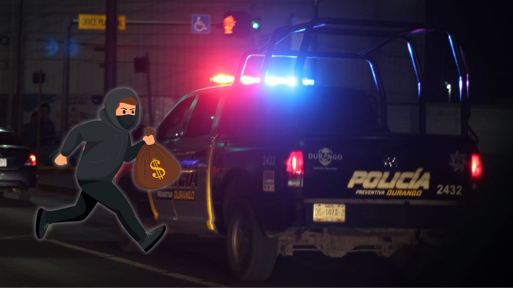 Hombre amenaza a empleados y roba dinero en tienda de conveniencia en Durango