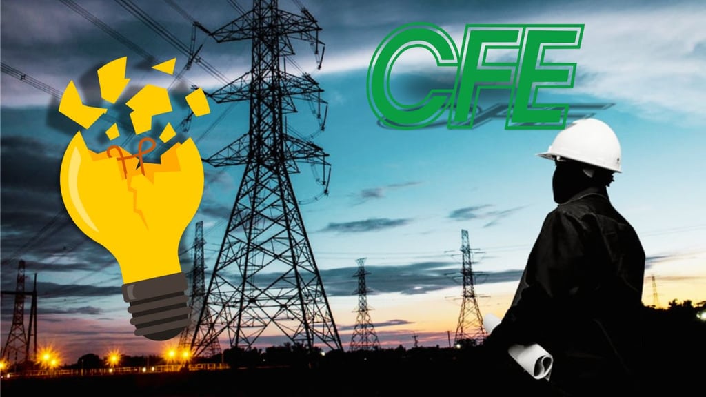 CFE: Reportan apagón masivo en este estado; la Comisión trabaja para restablecer el servicio.