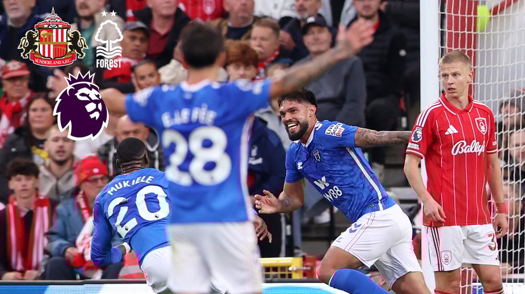 Premier League: Sunderland sorprende al Nottingham Forest y vence por la mínima