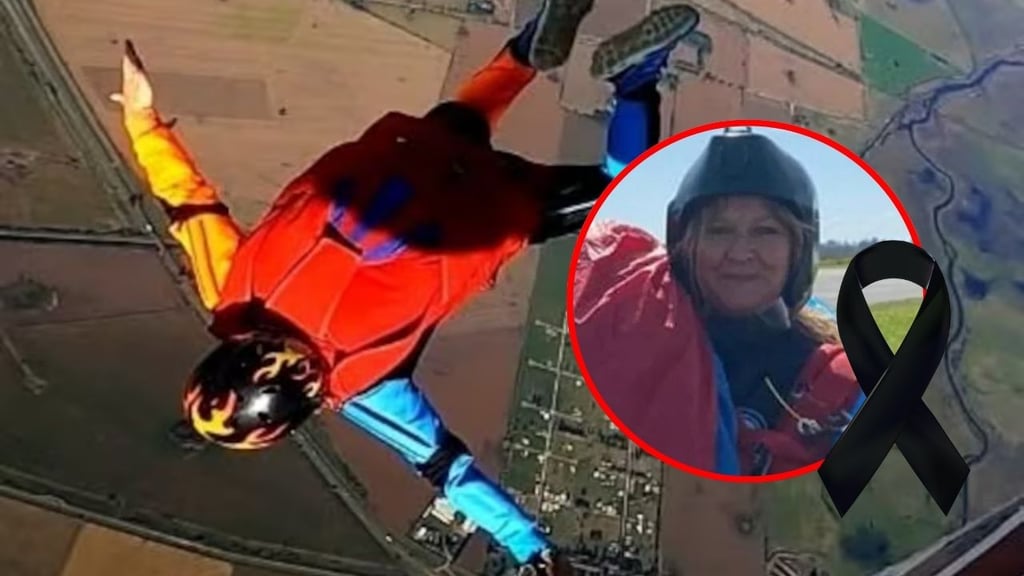 Mujer muere al lanzarse en paracaídas: su equipo falló y no se abrió