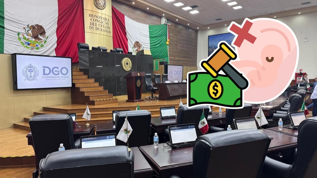 Congreso de Durango podría recibir sanciones si no despenaliza el aborto este periodo