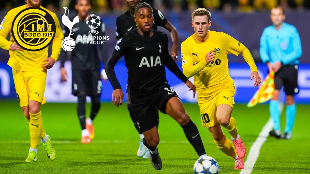 Champions League: Tottenham Hotspur rescata el empate por 2-2 ante el F.K. Bodø/Glimt