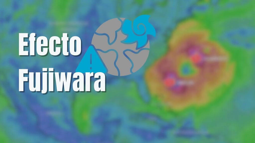 Confirman Efecto Fujiwara: 2 ciclones se fusionarán y podrían crear un súper huracán