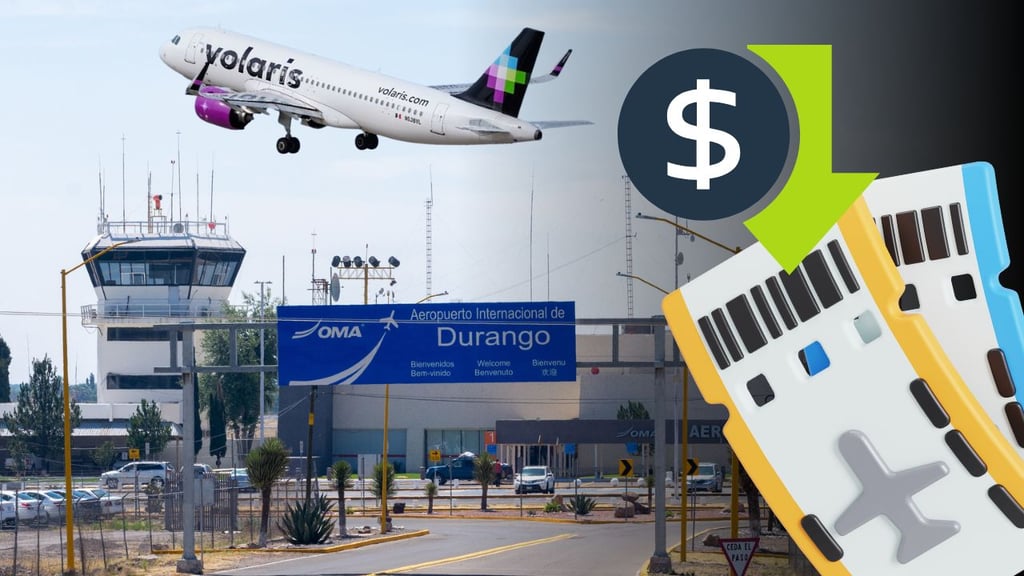 ¿Boletos desde 29 pesos?, abren vuelos Durango-Guadalajara con promoción