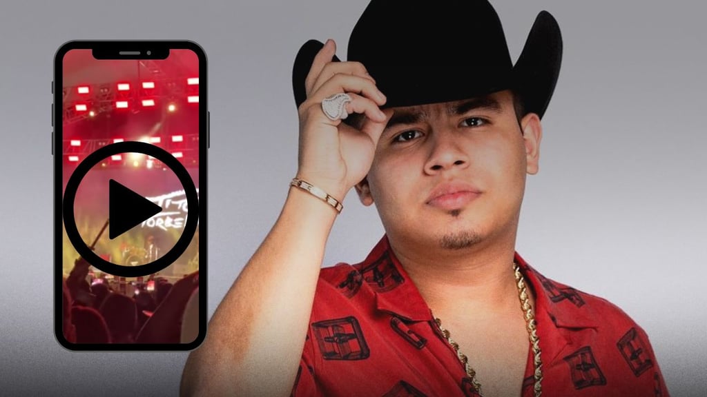 Sujeto dispara al aire en pleno concierto de Tito Torbellino Jr., cantante de narcocorridos | VIDEO