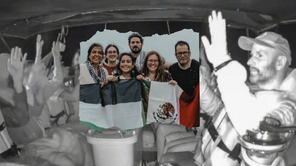 Global Sumud: Mexicanos que iban en la flotilla serán trasladados a centro de detención en Israel