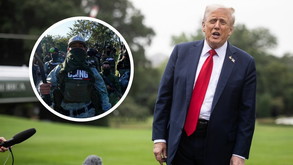 Donald Trump informa al Congreso que EU enfrenta 'conflicto armado' con cárteles, según NYT