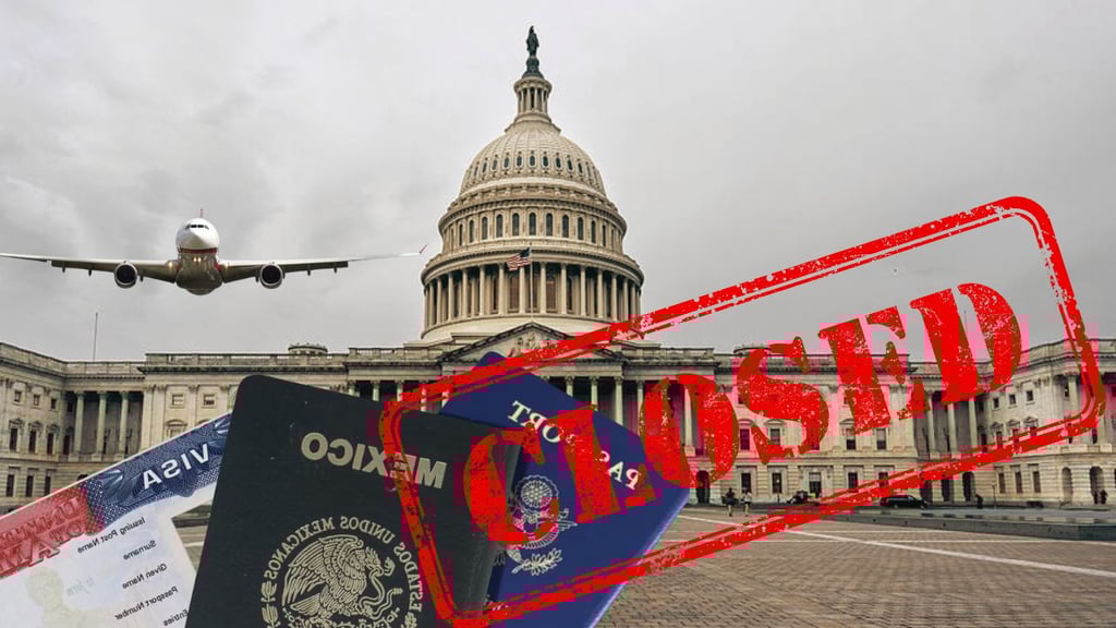 Tras el cierre de gobierno en EU ¿qué pasará con los trámites de visas y pasaportes?