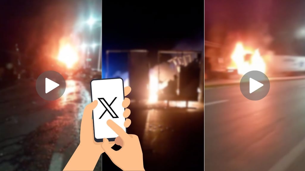 Así se vivió la madrugada de bloqueos y camiones incendiados en Zacatecas | VIDEOS