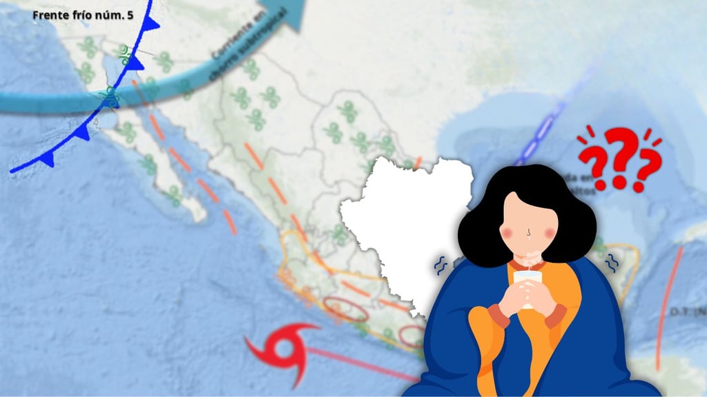 Frente frío 5 llegaría a México en próximas horas, ¿afectará a Durango?
