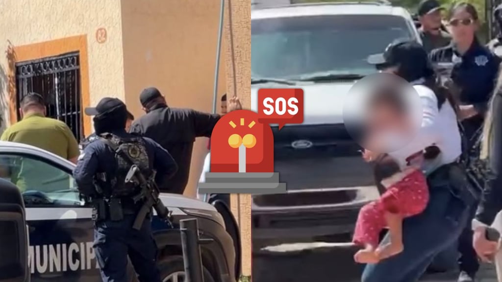 Sujeto tomó a su hija de 2 años como rehén y amenazaba con herirla con un machete | VIDEO