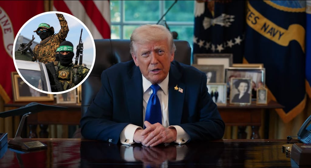'¡No toleraré demoras', Donald Trump sentencia a Hamas por acuerdo de paz con Israel