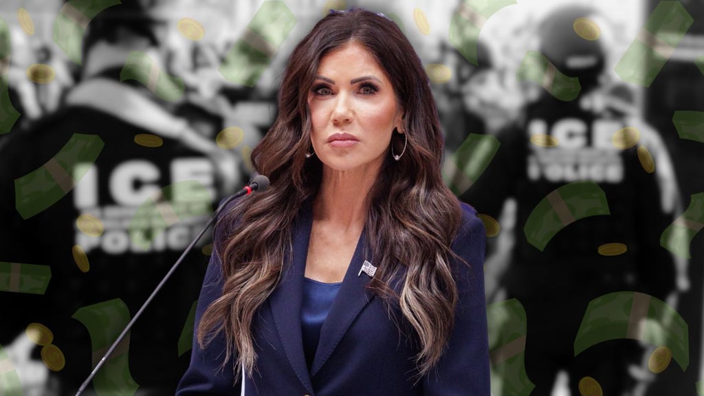 Kristi Noem denuncia que cárteles ofrecen recompensas por agentes del ICE