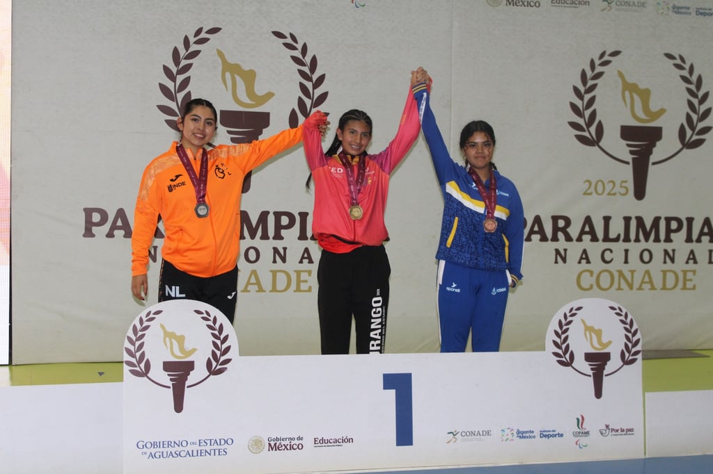 Durango suma dos oros en Para Atletismo