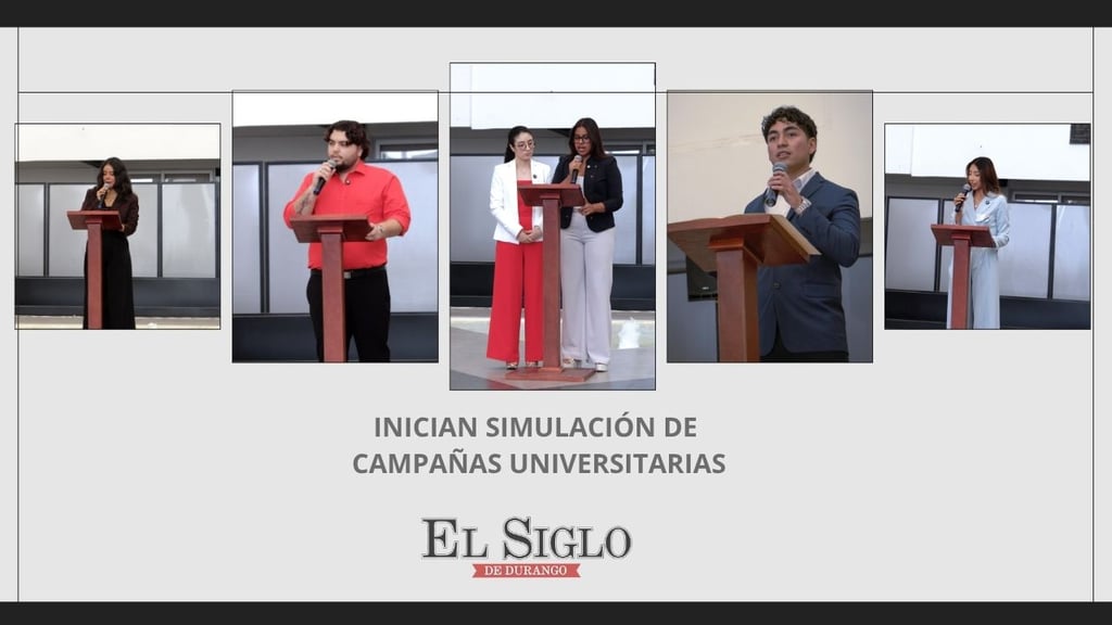 Universitarios dan inicio a simulación de campañas políticas