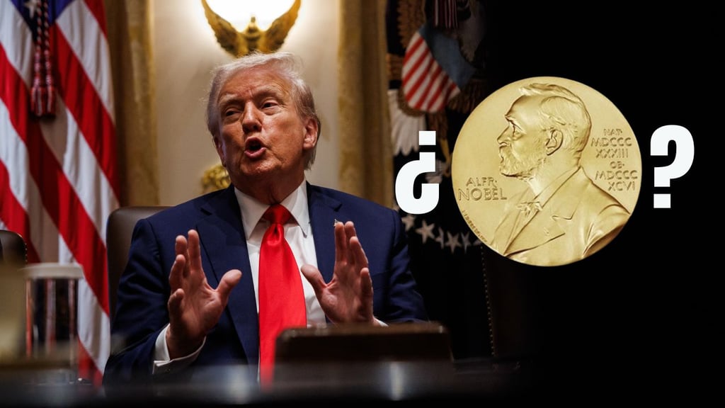 ¿Donald Trump estaría ganando el Premio Nobel de la Paz? Aquí te contamos