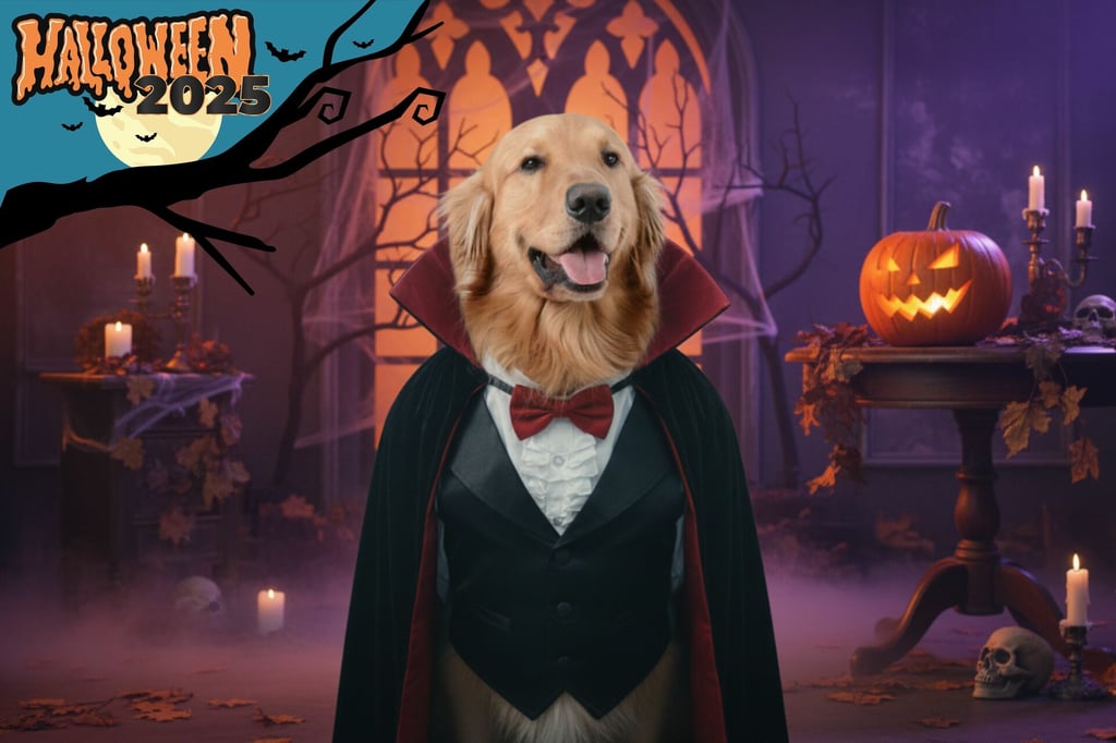 Halloween 2025: deja que la IA convierta a tu mascota en estrella de terror
