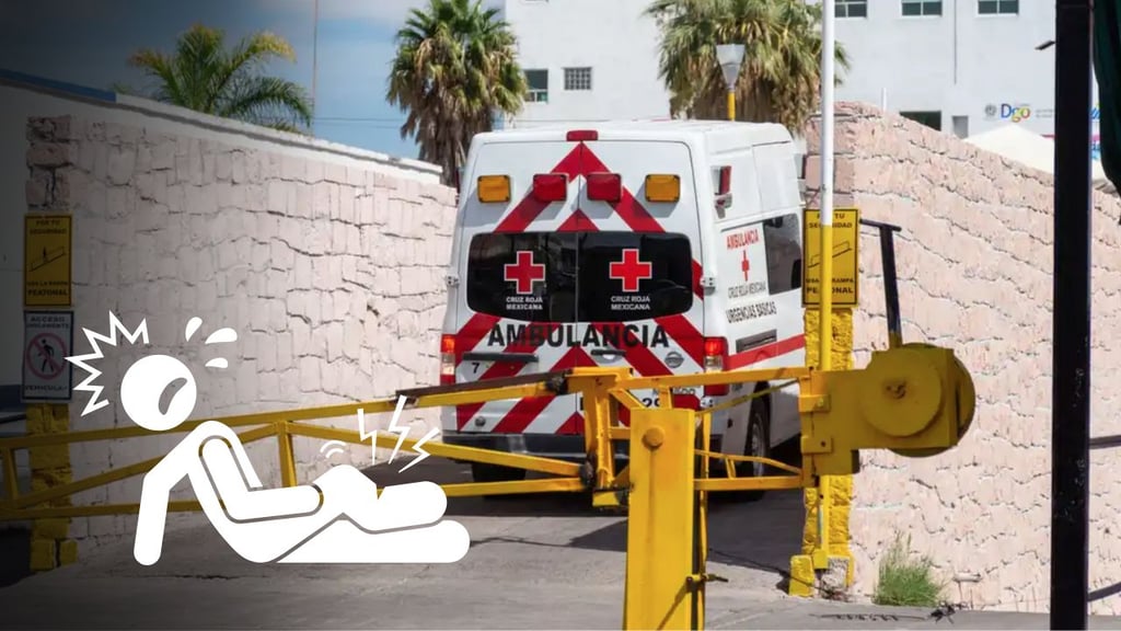 Menor sufre fractura expuesta al ser atropellado por un taxi en la ciudad de Durango