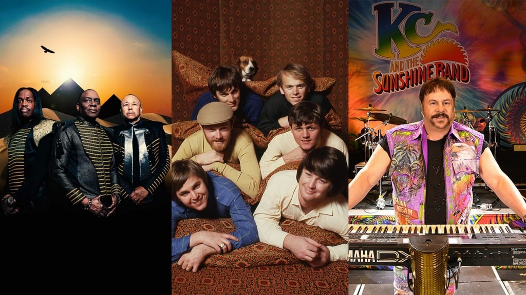 Earth, Wind & Fire, The Beach Boys y KC and the Sunshine Band darán concierto en CDMX