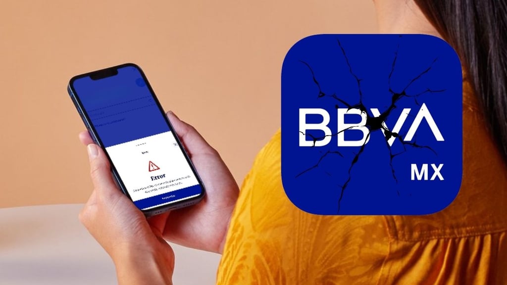 ¡No eres tú! Usuarios en redes sociales reportan caída masiva de la App de BBVA