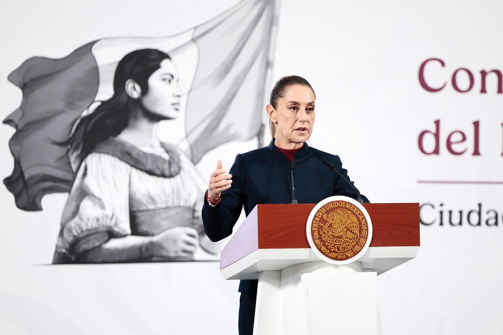 Cuestiona Claudia Sheinbaum ayuda de cárteles por inundaciones