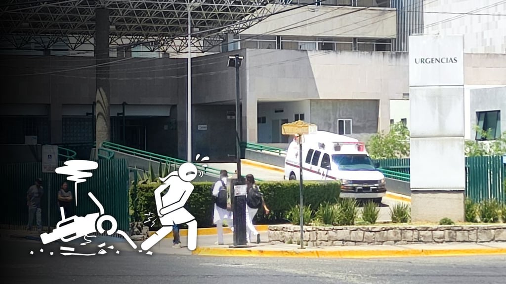 Mujer sufre fuerte accidente en El Salto y es trasladada a Durango para atención médica