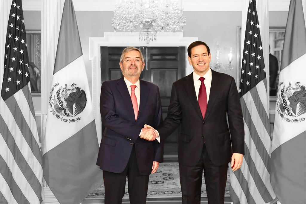 De la Fuente se reúne con Marco Rubio en Washington; revisan avances en seguridad