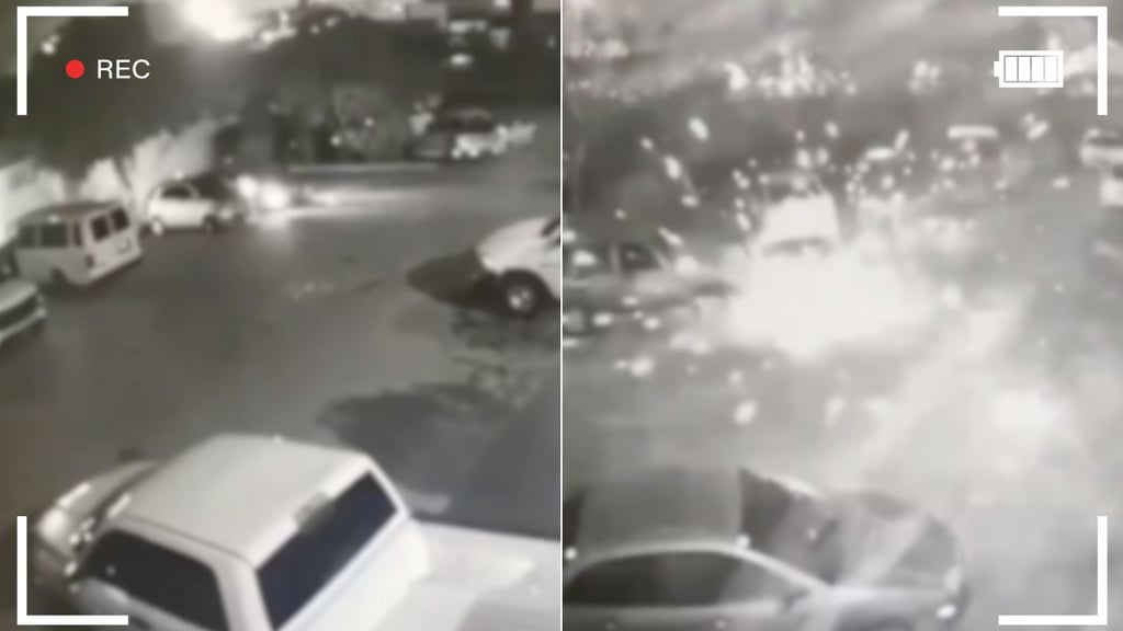 VIDEOS: Así fue el ataque con drones y explosivos en la Unidad Antisecuestros de Tijuana