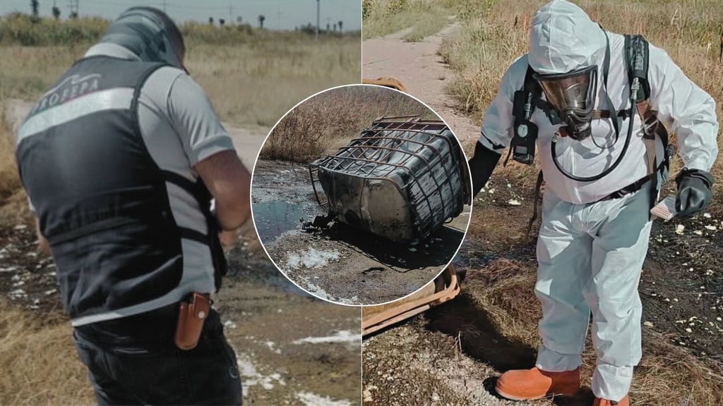 Buscan a responsables del derrame de ácido acético en Durango