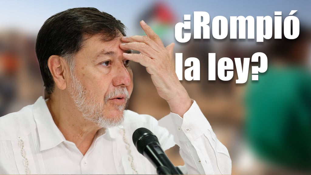 ¿Viola Noroña las reglas del Senado al aceptar viaje financiado por Emiratos Árabes a Palestina?