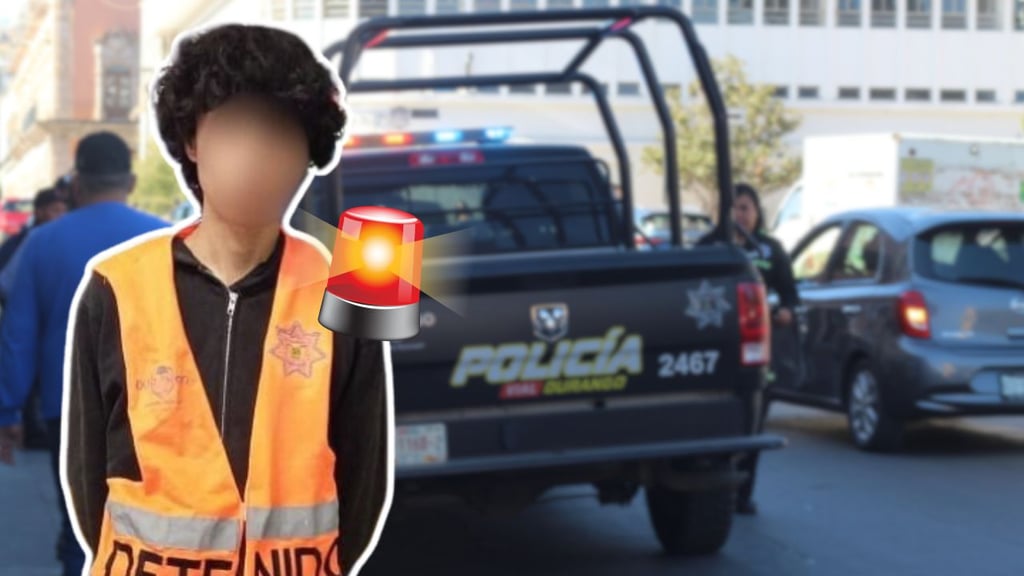 Detienen a joven por robo de ropa en negocio del centro de Durango