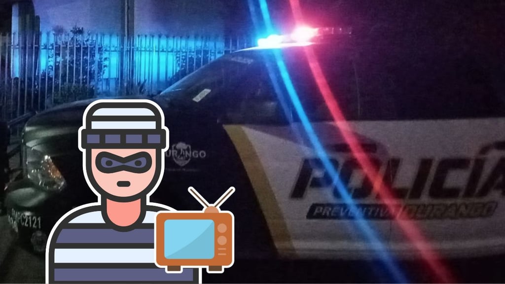 Roban televisión mientras familia dormía en domicilio del fraccionamiento Los Viñedos II