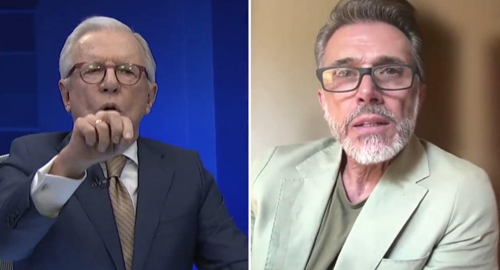 Sergio Mayer y Joaquín López‑Dóriga 'pelean' en plena entrevista y se hacen de palabras | VIDEO