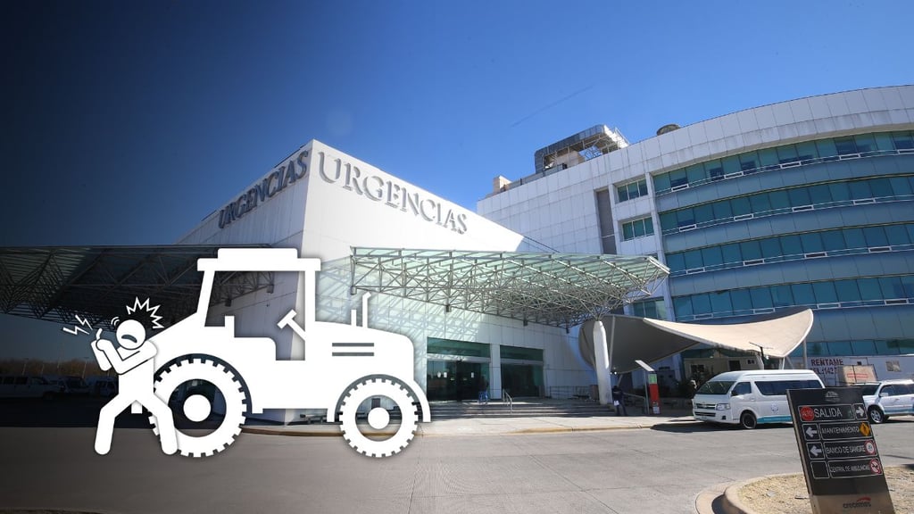 Trabajador sufre grave lesión en la mano tras accidente con tractor en Coneto de Comonfort