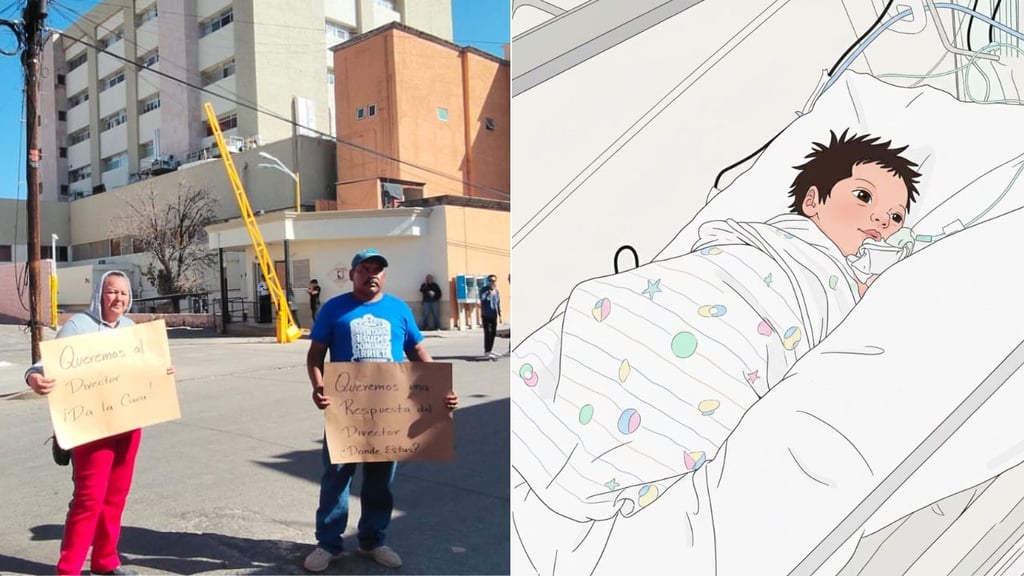 Familiares de bebé robada en el Materno Infantil exigen renuncia de director, durante bloqueo