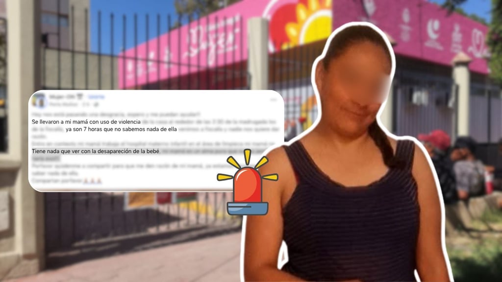 Acusan detención 'violenta' de trabajadora del Materno Infantil; desconocen su paradero