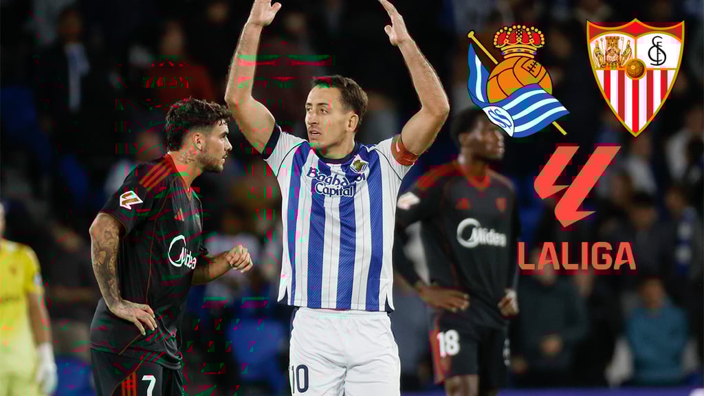 La Liga: El Sevilla de Matías Almeyda cae ante la Real Sociedad y rompe su invicto fuera de casa