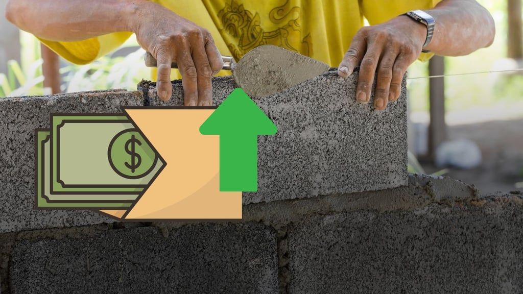 Esto es lo que gana un albañil en Estados Unidos; es 9 veces más que en México