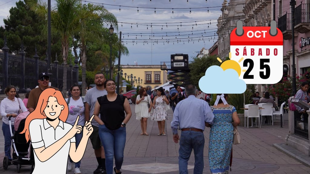 Sábado cálido en la ciudad de Durango: pronóstico para HOY 25 de octubre