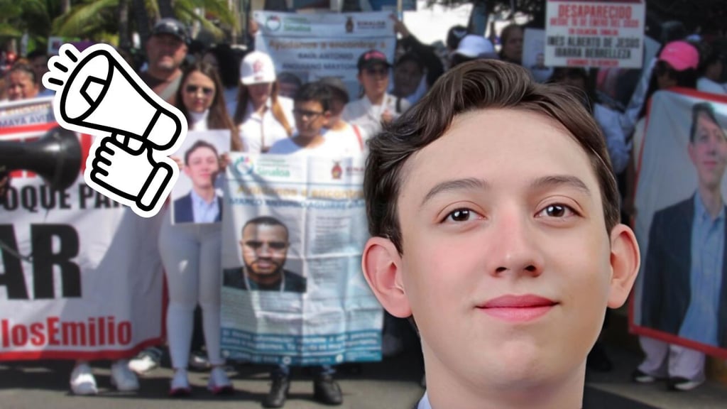 Marchan en Mazatlán por Carlos Emilio y otras víctimas de desaparición