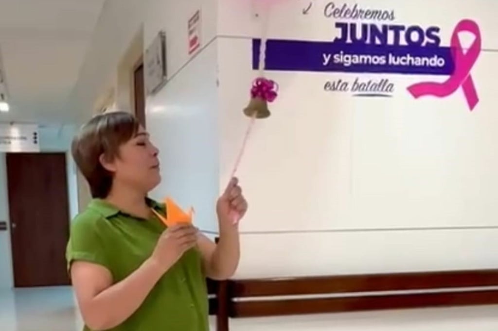 Claudia vence al cáncer y se despide agradecida del Centro Estatal de Cancerología