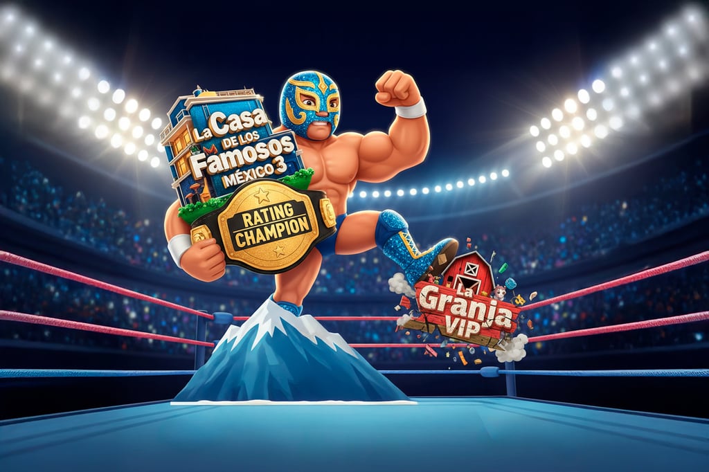 La Casa de los Famosos México 3 aplasta a La Granja VIP en la batalla por el rating