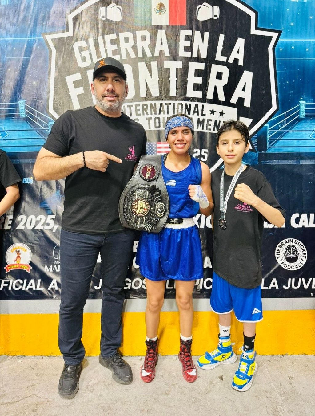 Imparable. La boxeadora duranguense sigue imponiendo su ley donde se para y ahora ganó en Mexicali, Baja California.