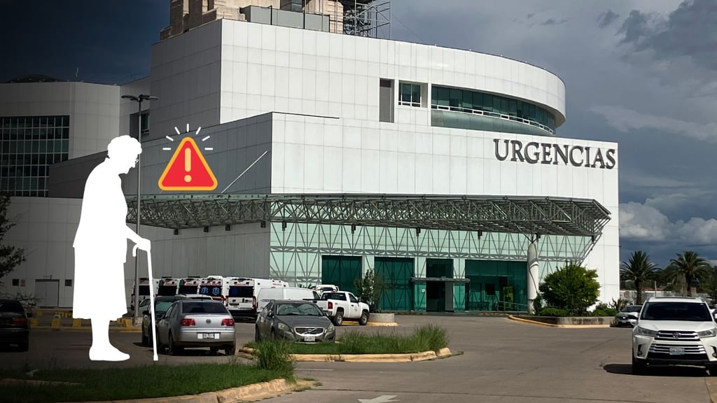 Mujer de 84 años es hospitalizada en Durango; la hallaron golpeada y con signos de desnutrición