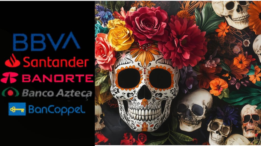 ¿Estarán abiertos los bancos por el Día de Muertos: 1 y 2 de noviembre?