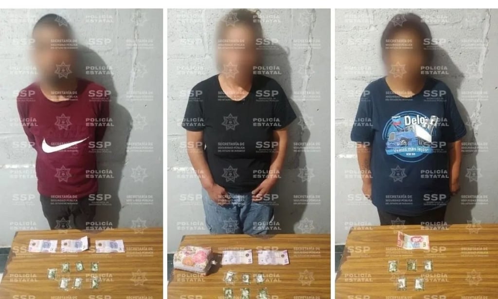 Hechos. Autoridades confirmaron la detención de 3 presuntos narcomenudistas en La Laguna. 