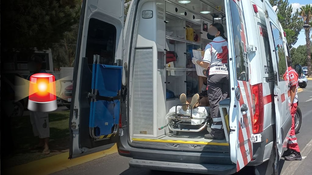 Pareja resulta lesionada tras ser atropellada cerca de las oficinas de Bienestar, en Durango